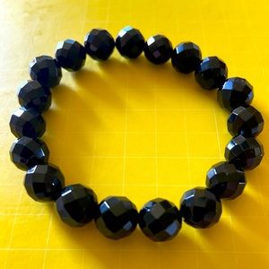 Black crystal bracelet